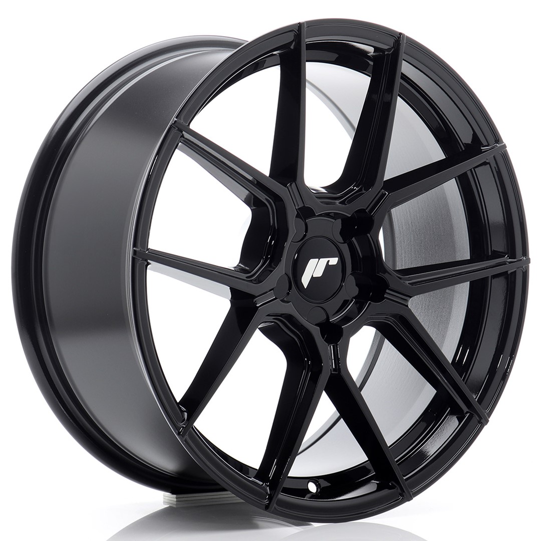 Image of JR-Wheels JR30 Velgen 18 Inch 8J ET20-40 Custom PCD Flow Form Gloss Black