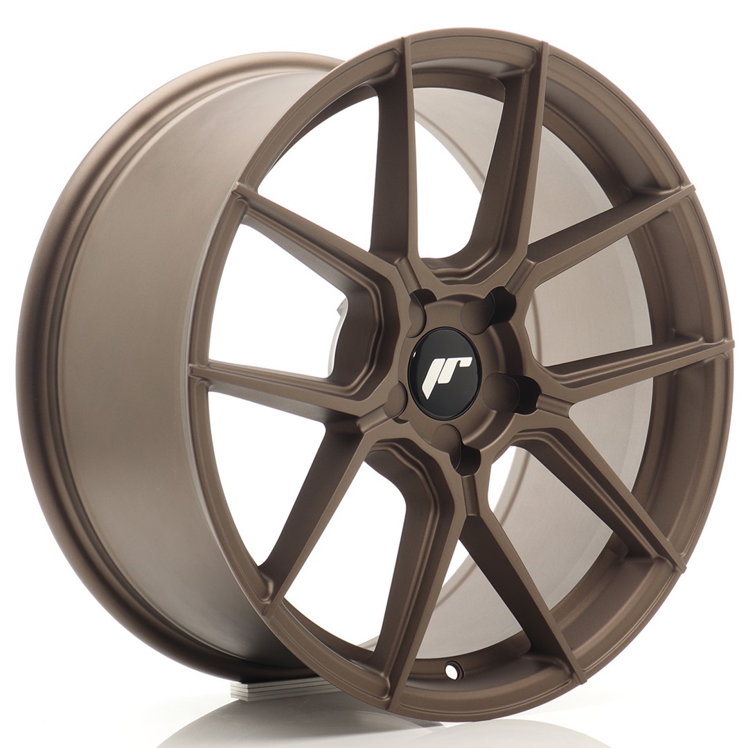 Image of JR-Wheels JR30 Velgen 18 Inch 8.5J ET20-45 Custom PCD Flow Form Flat Bronze