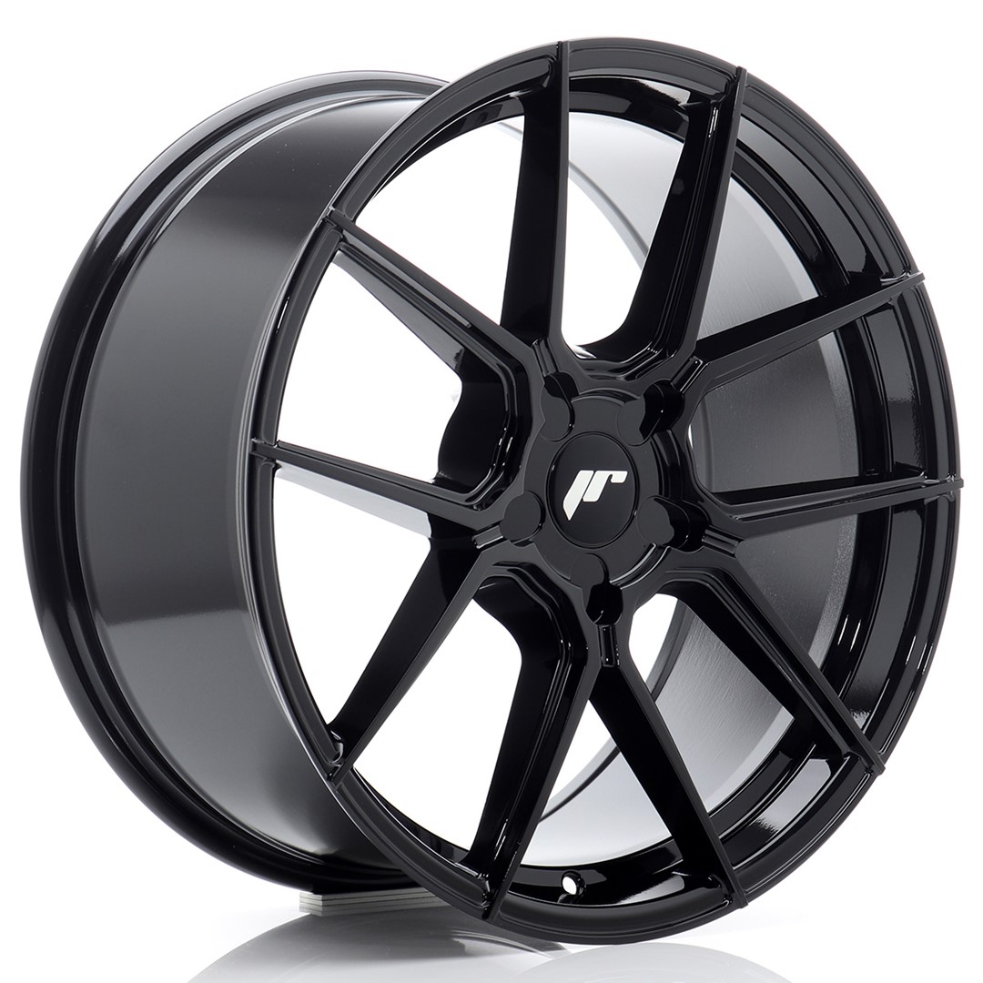 Image of JR-Wheels JR30 Velgen 19 Inch 8J ET20-40 Custom PCD Flow Form Gloss Black
