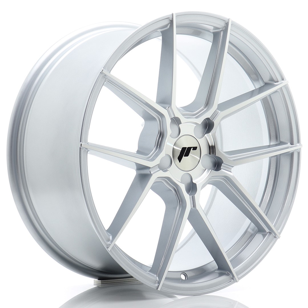 Image of JR-Wheels JR30 Velgen 19 Inch 8J ET20-40 Custom PCD Flow Form Silver Machined Face