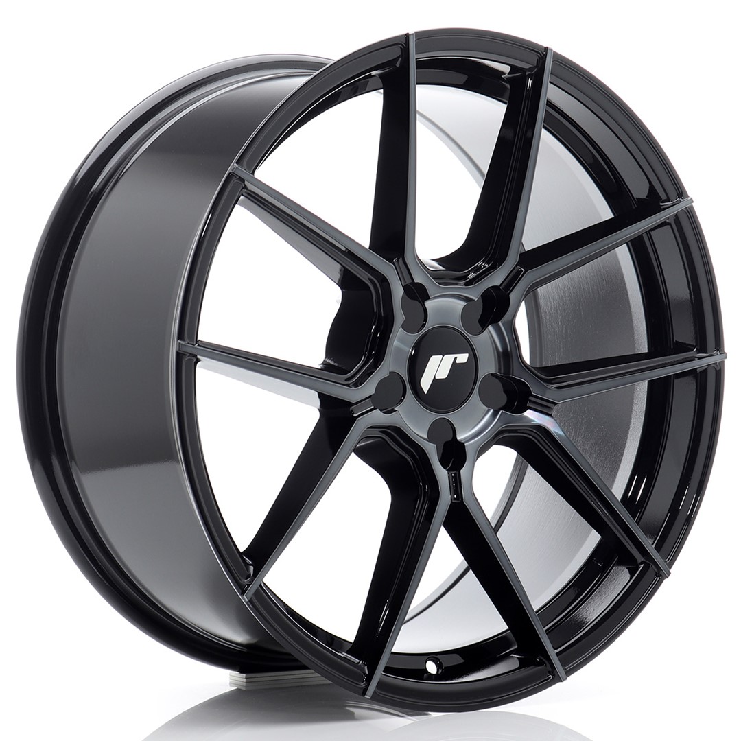 Image of JR-Wheels JR30 Velgen 19 Inch 8.5J ET20-45 Custom PCD Flow Form Black Machined Tinted Face
