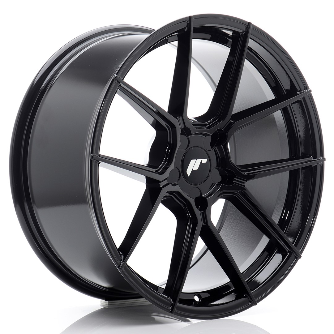 Image of JR-Wheels JR30 Velgen 19 Inch 9.5J ET20-40 Custom PCD Flow Form Gloss Black