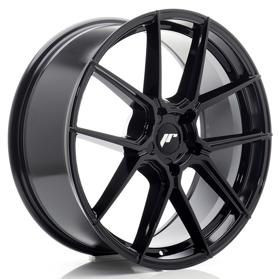 Image of JR-Wheels JR30 Velgen 20 Inch 8J ET20-40 Custom PCD Flow Form Gloss Black