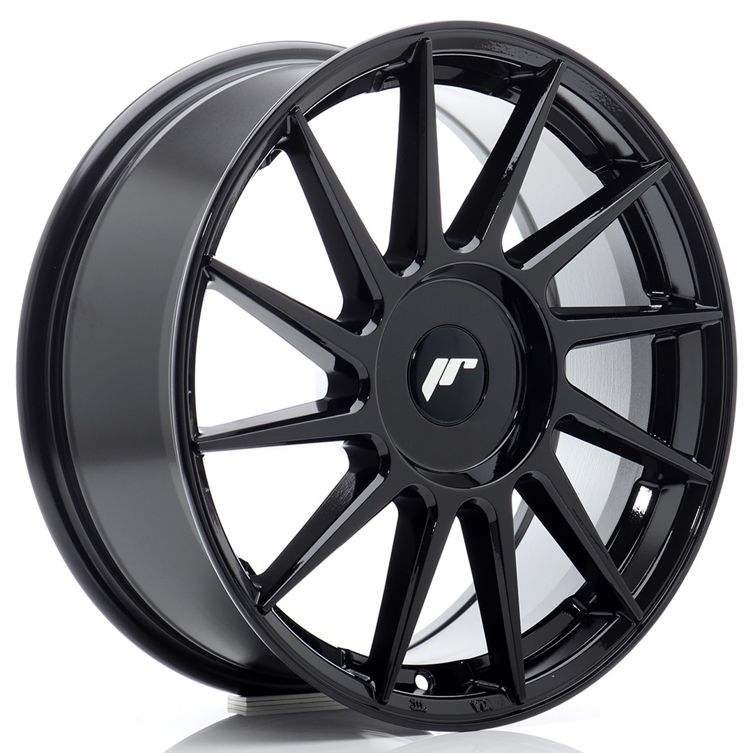 Image of JR-Wheels JR22 Velgen 17 Inch 8J ET20-45 Custom PCD Flow Form Gloss Black