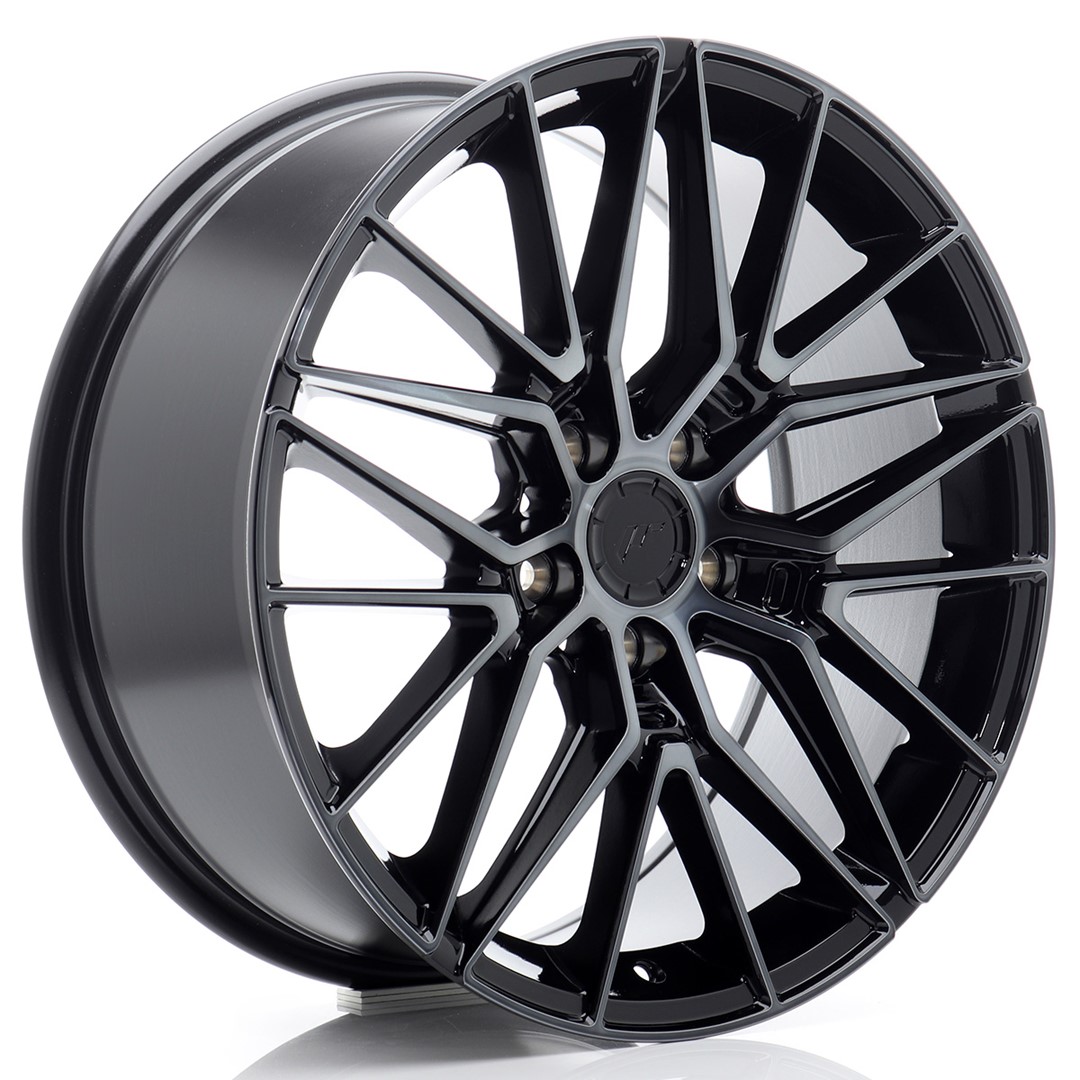 Image of JR-Wheels JR38 Velgen 18 Inch 8J ET42 5x112 Flow Form Black Machined Tinted Face
