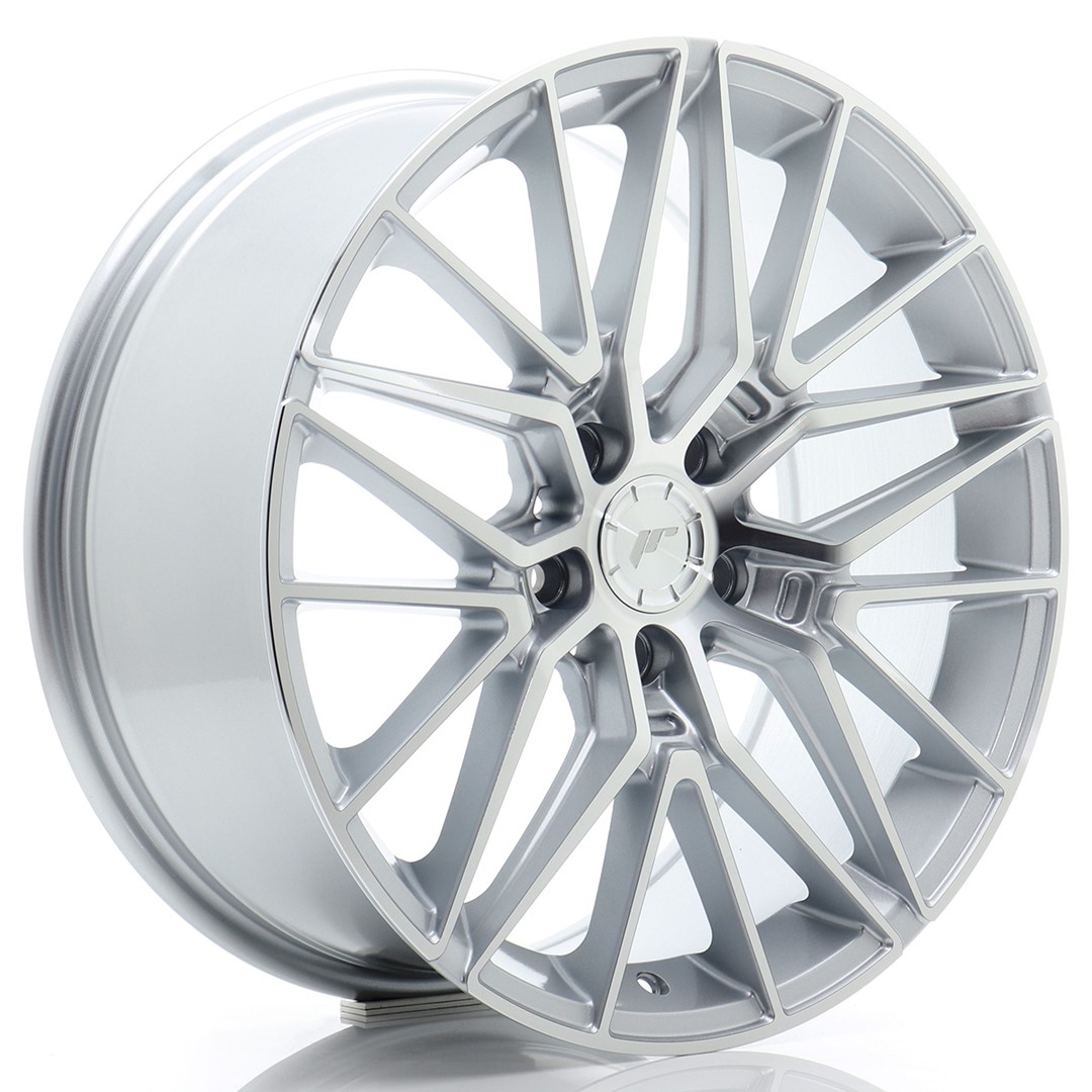 Image of JR-Wheels JR38 Velgen 18 Inch 8J ET42 5x112 Flow Form Silver Machined Face