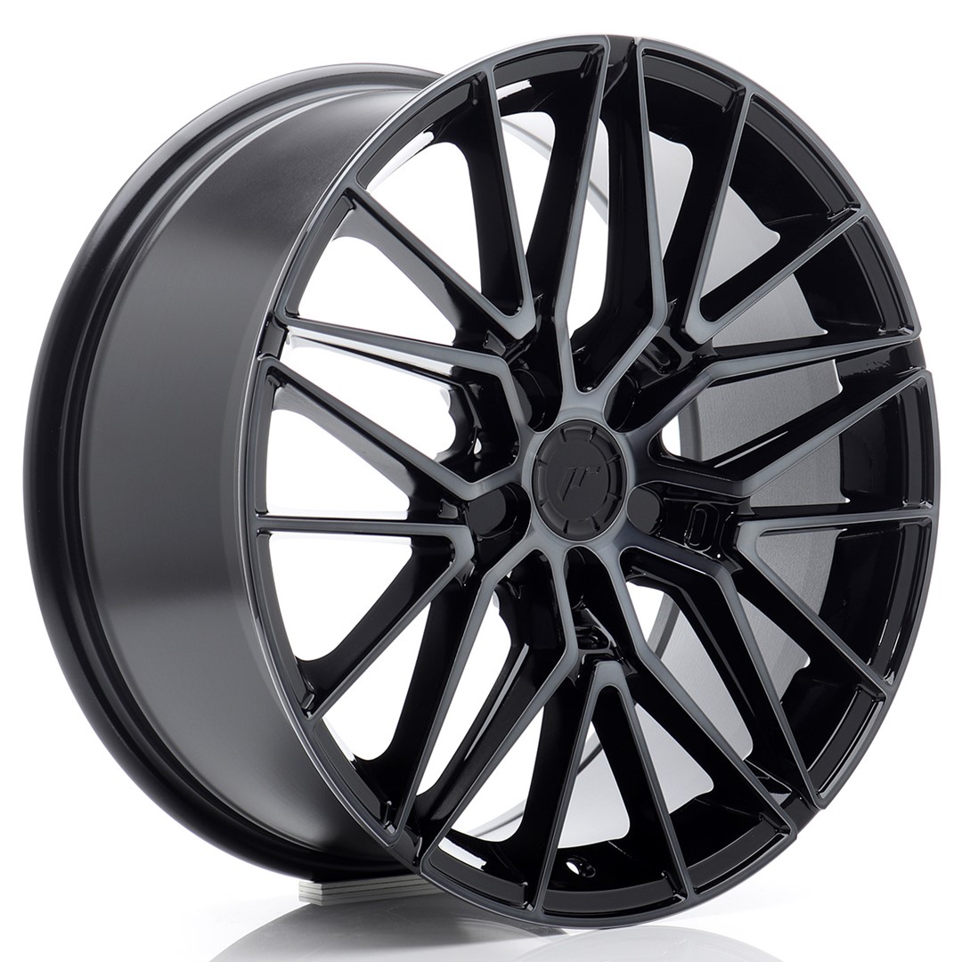 Image of JR-Wheels JR38 Velgen 18 Inch 8J ET20-45 Custom PCD Flow Form Black Machined Tinted Face