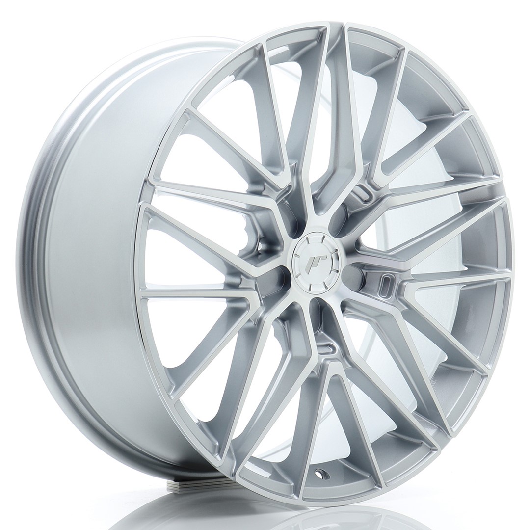 Image of JR-Wheels JR38 Velgen 19 Inch 8J ET20-40 Custom PCD Flow Form Silver Machined Face
