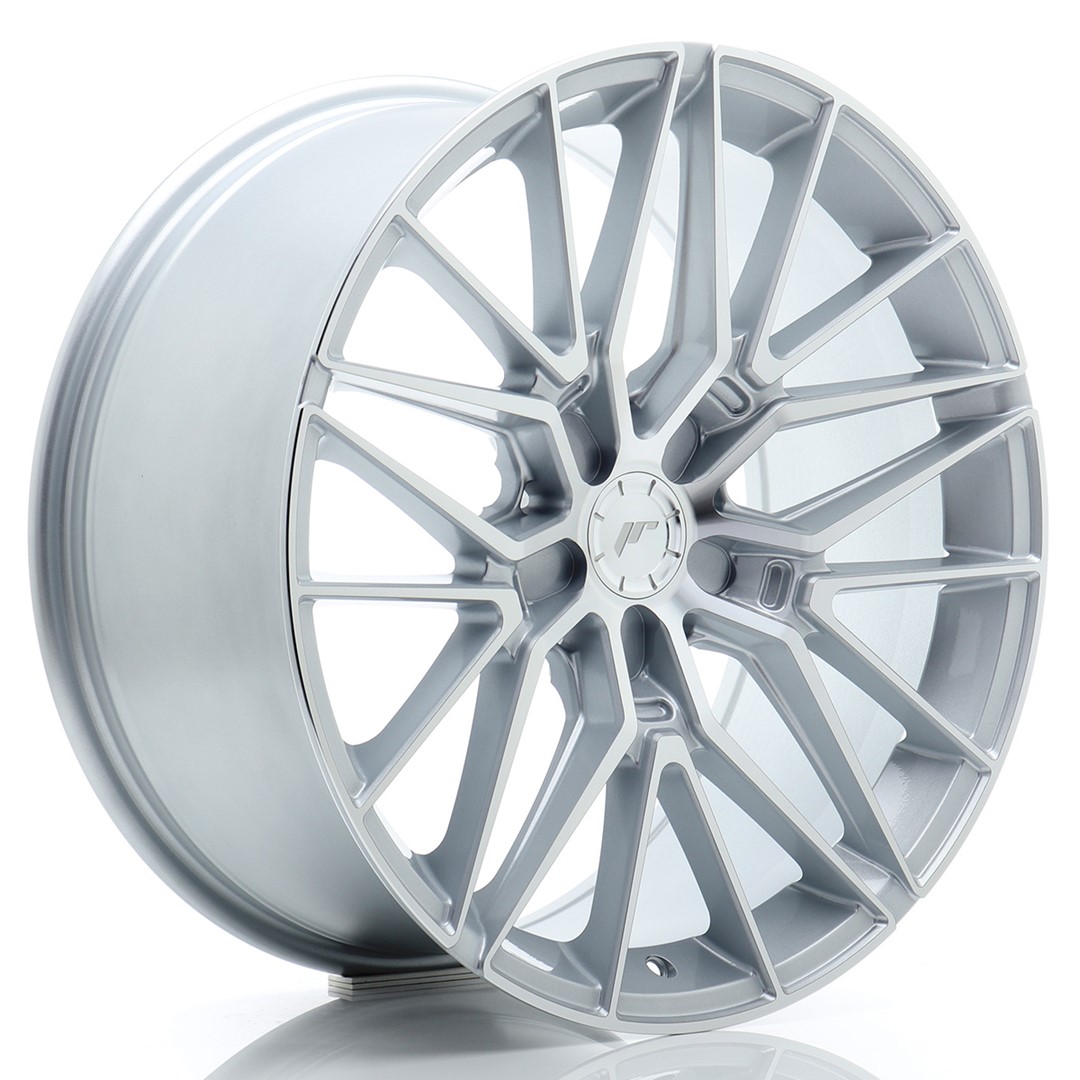 Image of JR-Wheels JR38 Velgen 19 Inch 9J ET20-40 Custom PCD Flow Form Silver Machined Face