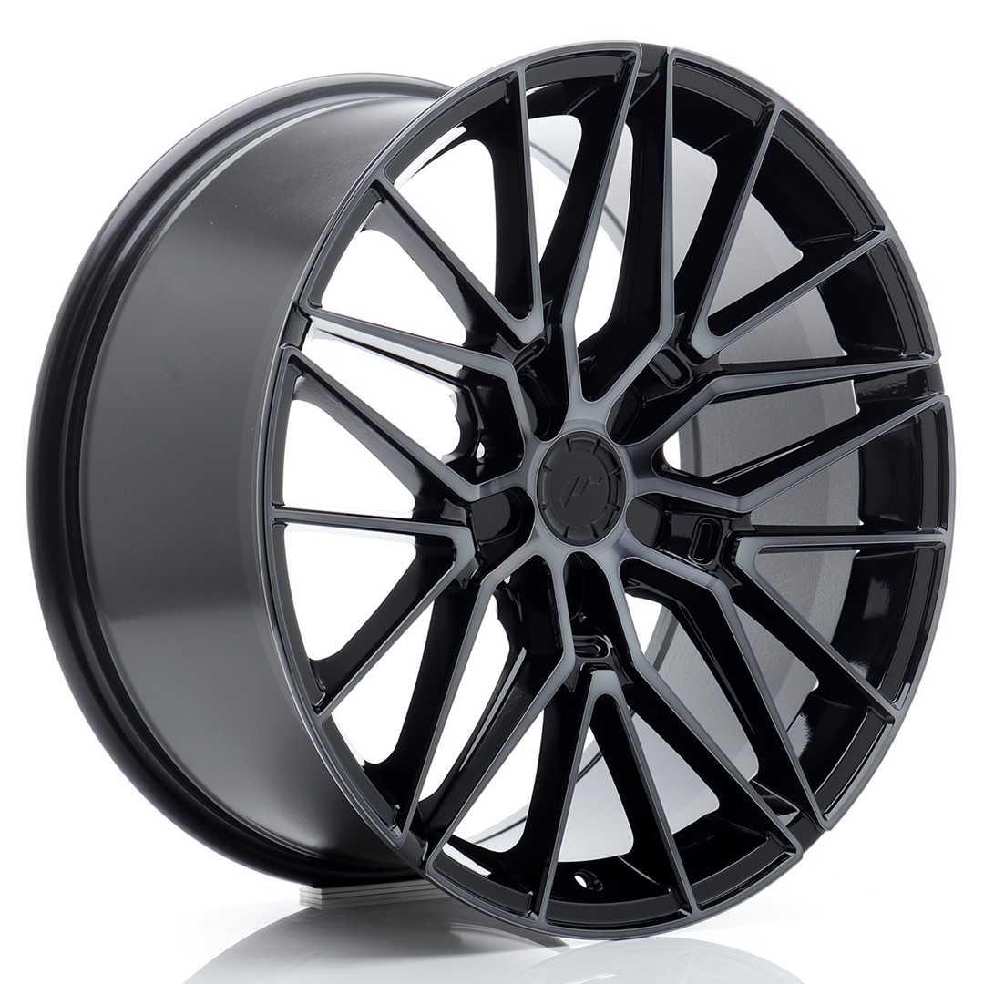 Image of JR-Wheels JR38 Velgen 19 Inch 9.5J ET20-45 Custom PCD Flow Form Black Machined Tinted Face