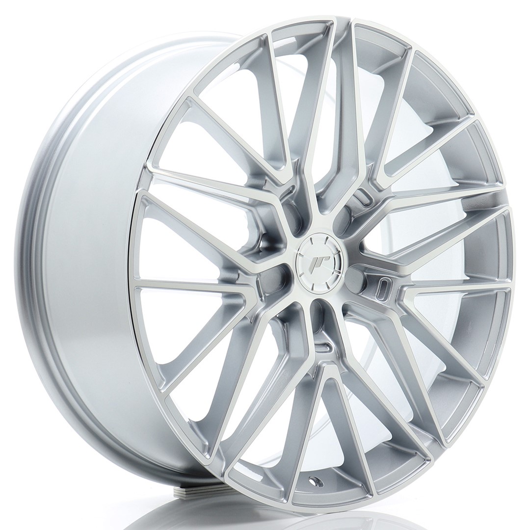 Image of JR-Wheels JR38 Velgen 20 Inch 8.5J ET20-45 Custom PCD Flow Form Silver Machined Face