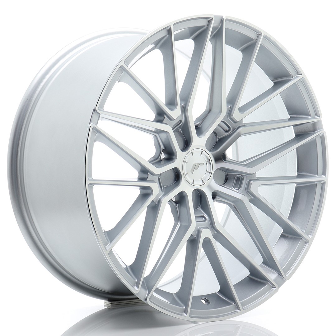 Image of JR-Wheels JR38 Velgen 20 Inch 9.5J ET22-40 Custom PCD Flow Form Silver Machined Face