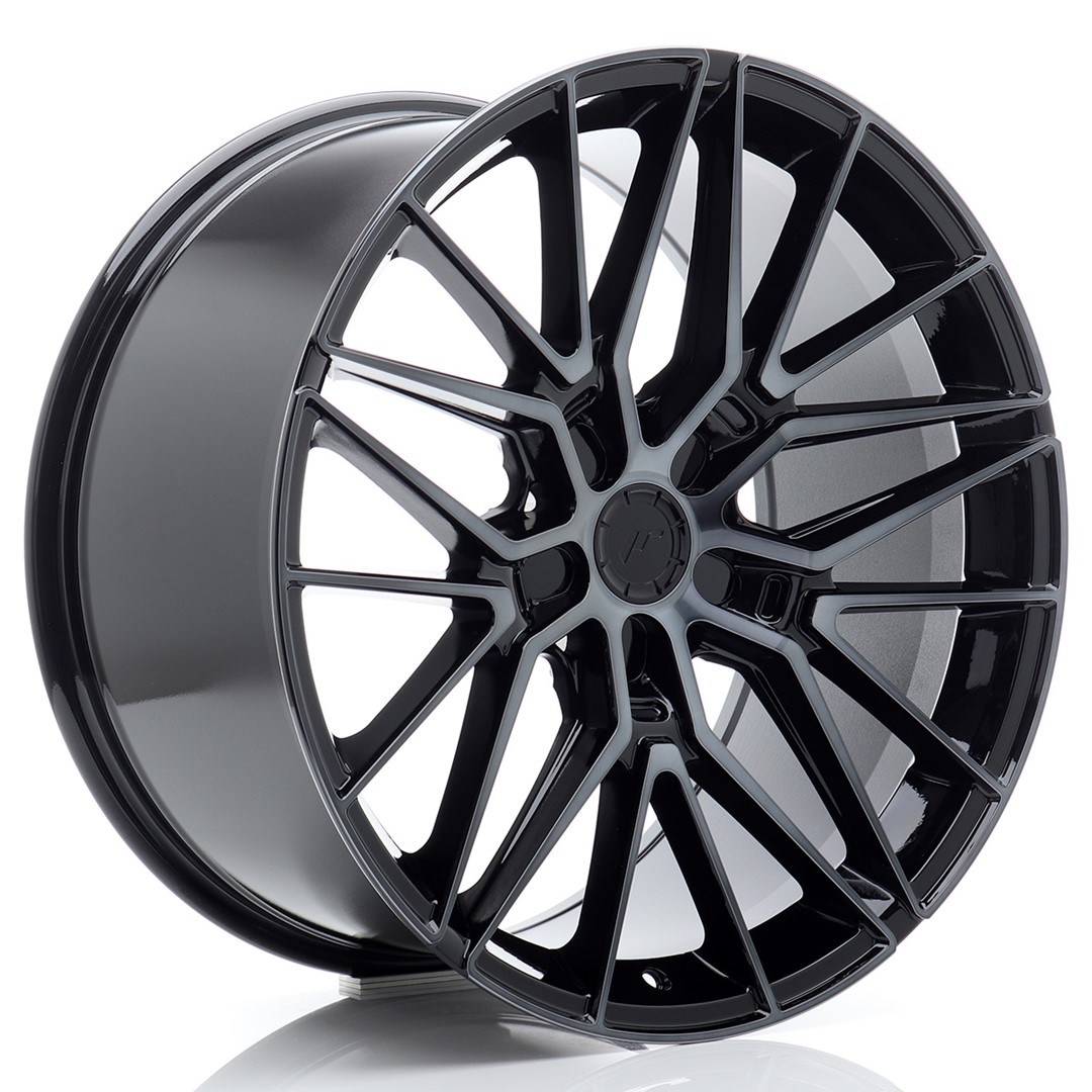 Image of JR-Wheels JR38 Velgen 20 Inch 10J ET20-48 Custom PCD Flow Form Black Machined Tinted Face