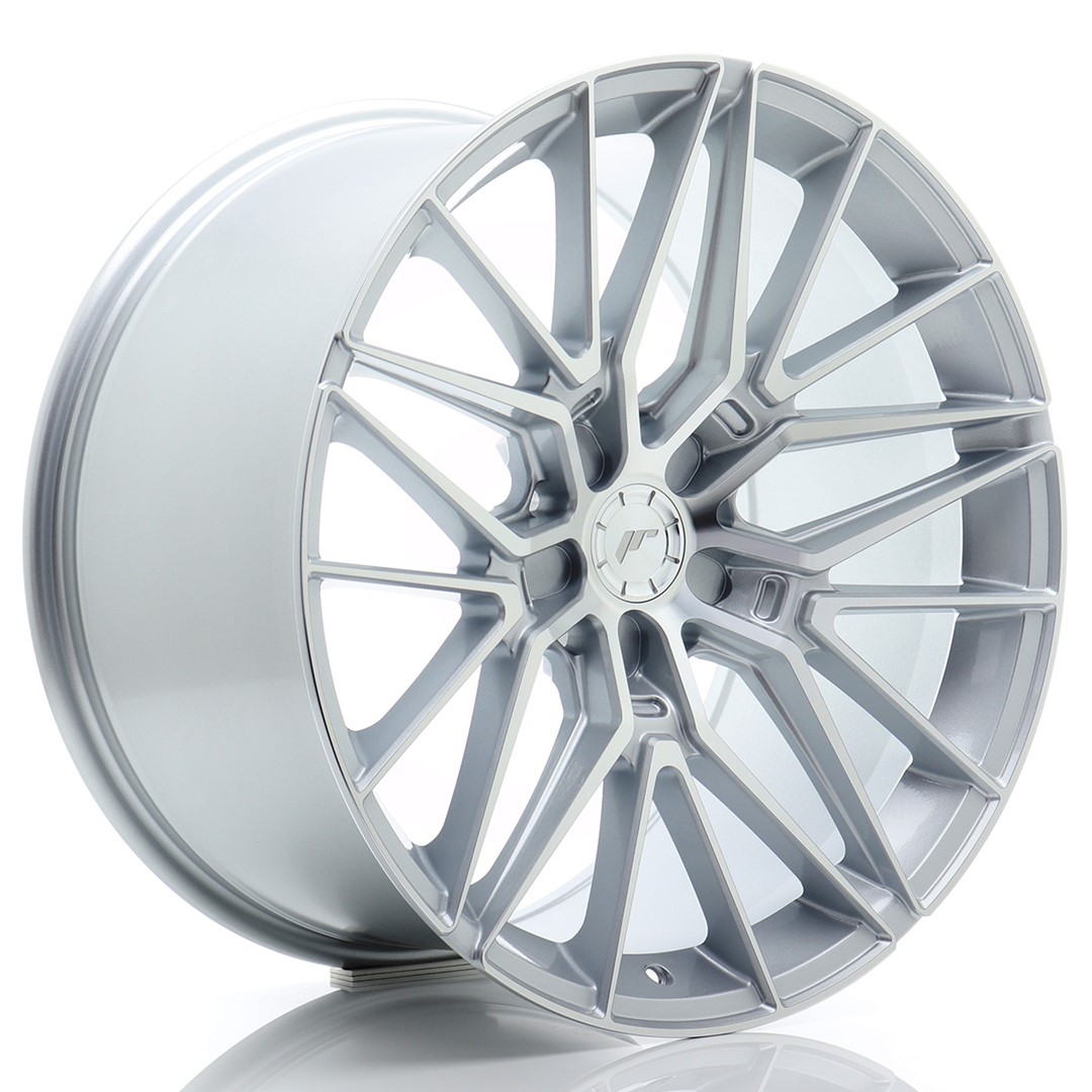 Image of JR-Wheels JR38 Velgen 20 Inch 10.5J ET15-45 Custom PCD Flow Form Silver Machined Face