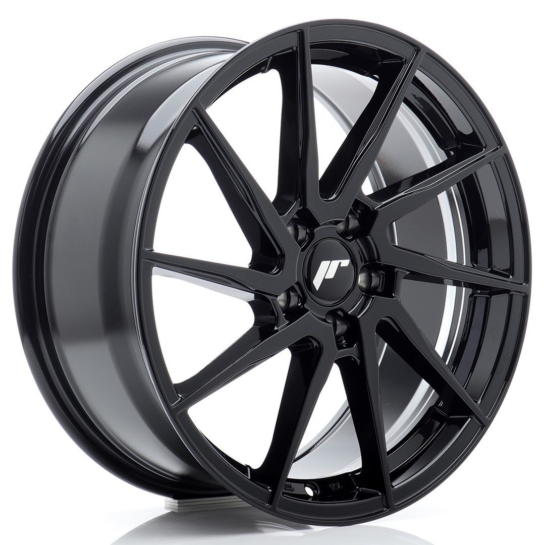 Image of JR-Wheels JR36 Velgen 18 Inch 8J ET45 5x112 Flow Form Gloss Black