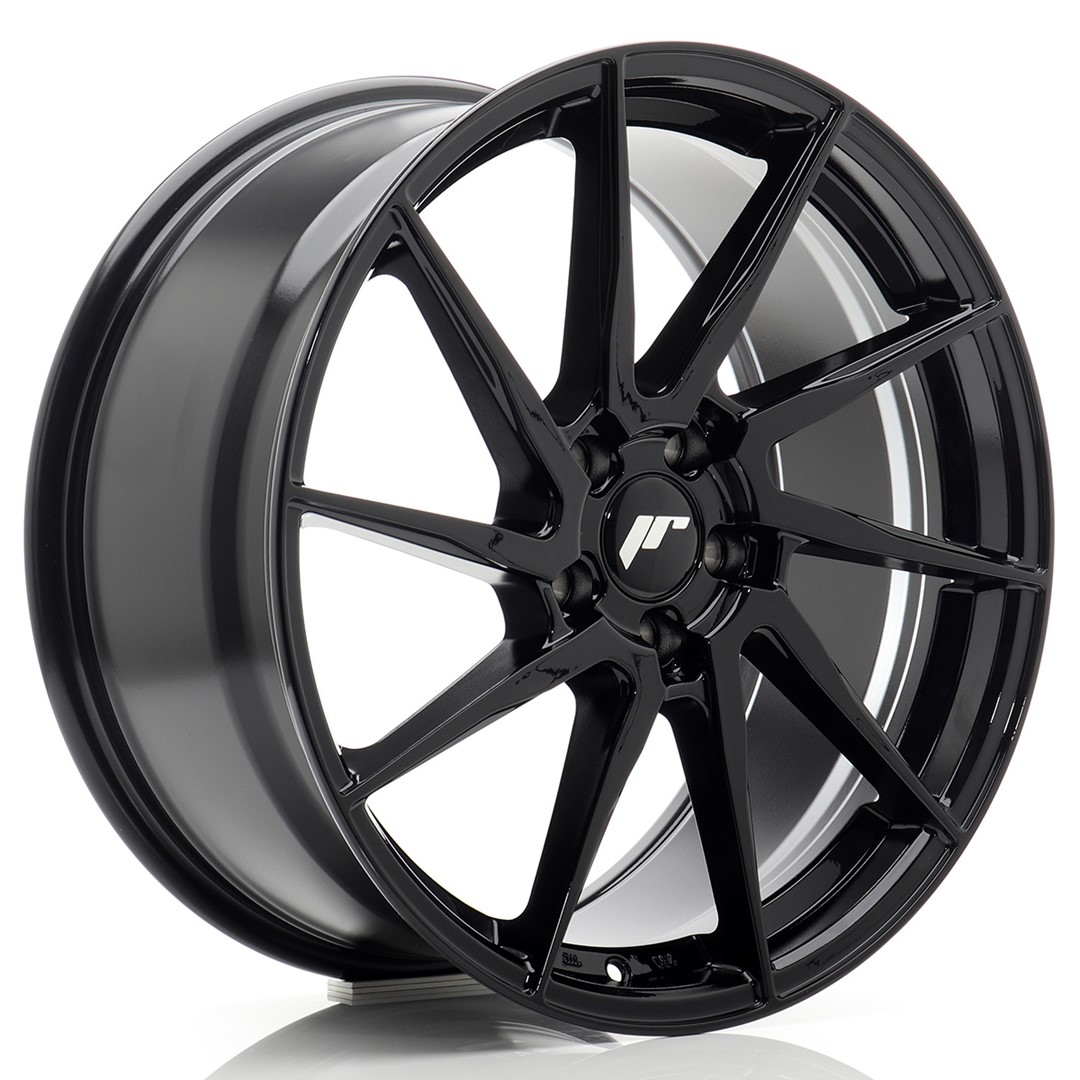 Image of JR-Wheels JR36 Velgen 19 Inch 8.5J ET45 5x112 Flow Form Gloss Black