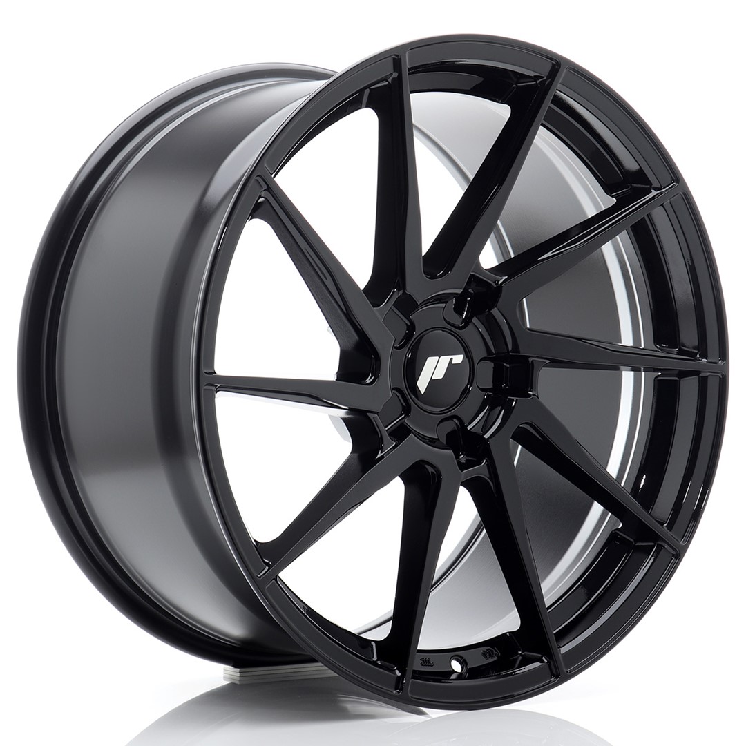 Image of JR-Wheels JR36 Velgen 19 Inch 9J ET20-40 Custom PCD Flow Form Gloss Black