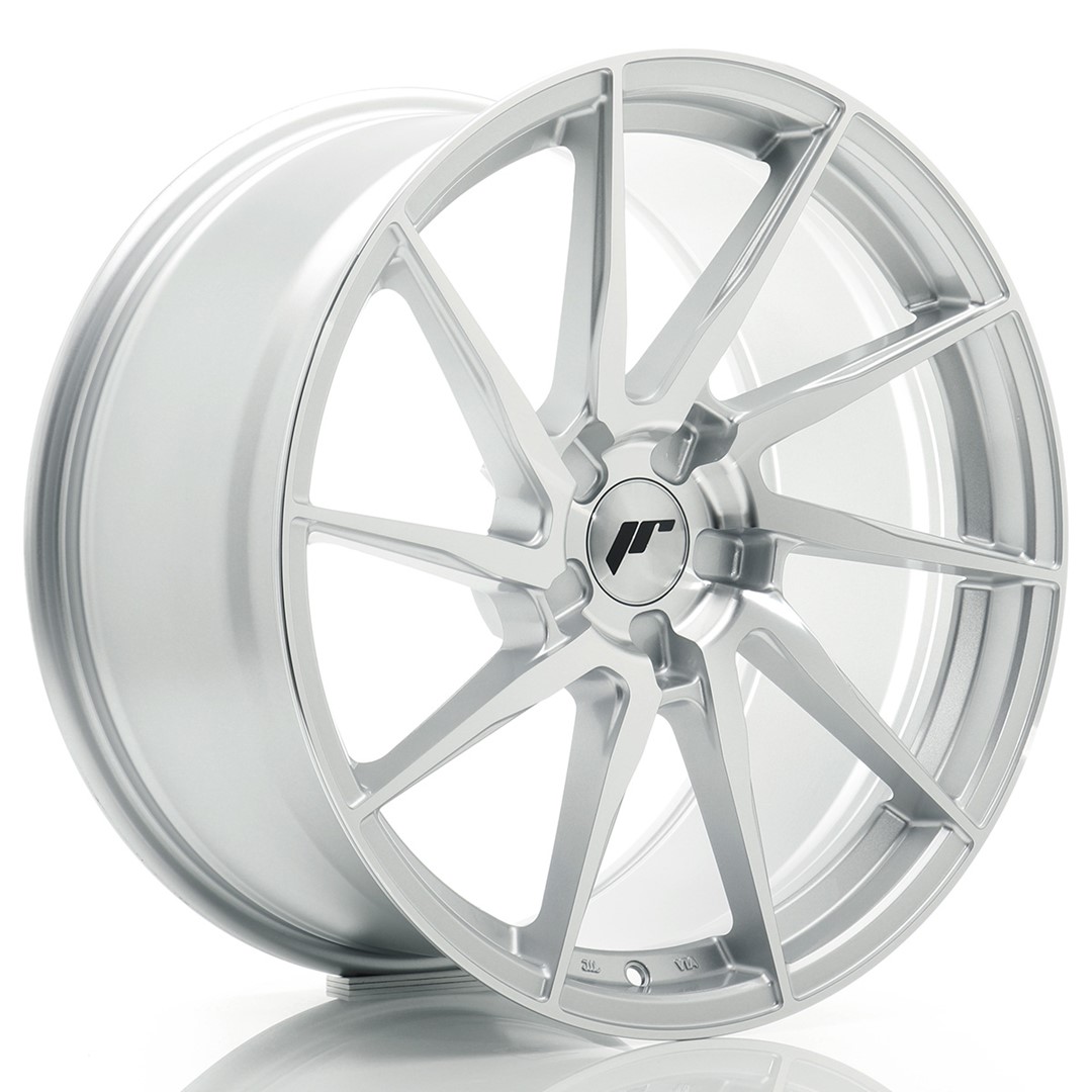 Image of JR-Wheels JR36 Velgen 19 Inch 9.5J ET20-45 Custom PCD Flow Form Silver Machined Face