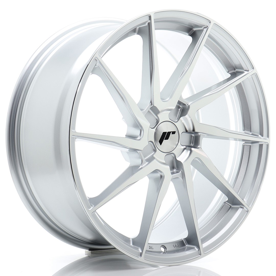 Image of JR-Wheels JR36 Velgen 20 Inch 8.5J ET20-45 Custom PCD Flow Form Silver Machined Face