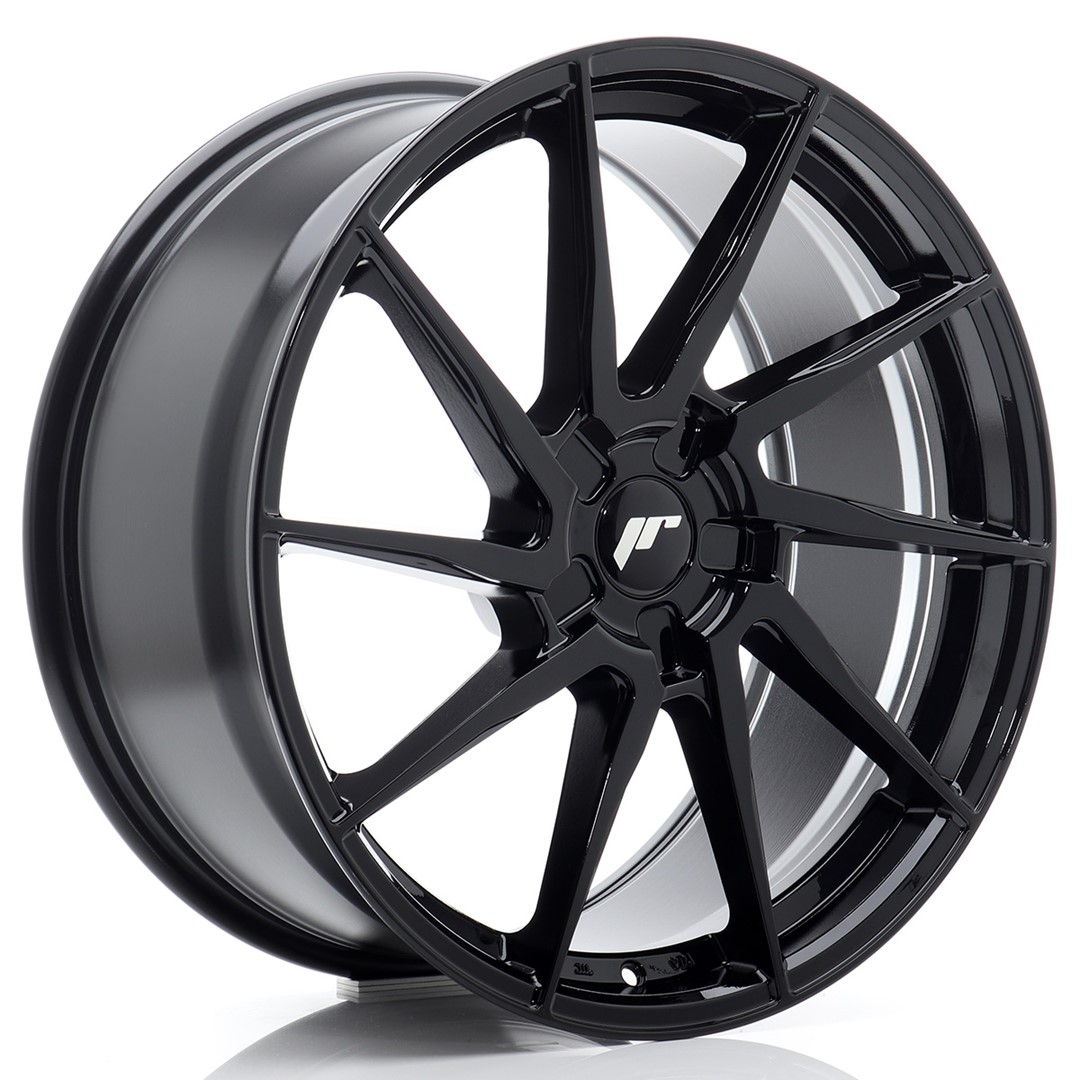 Image of JR-Wheels JR36 Velgen 20 Inch 9J ET20-50 Custom PCD Flow Form Gloss Black