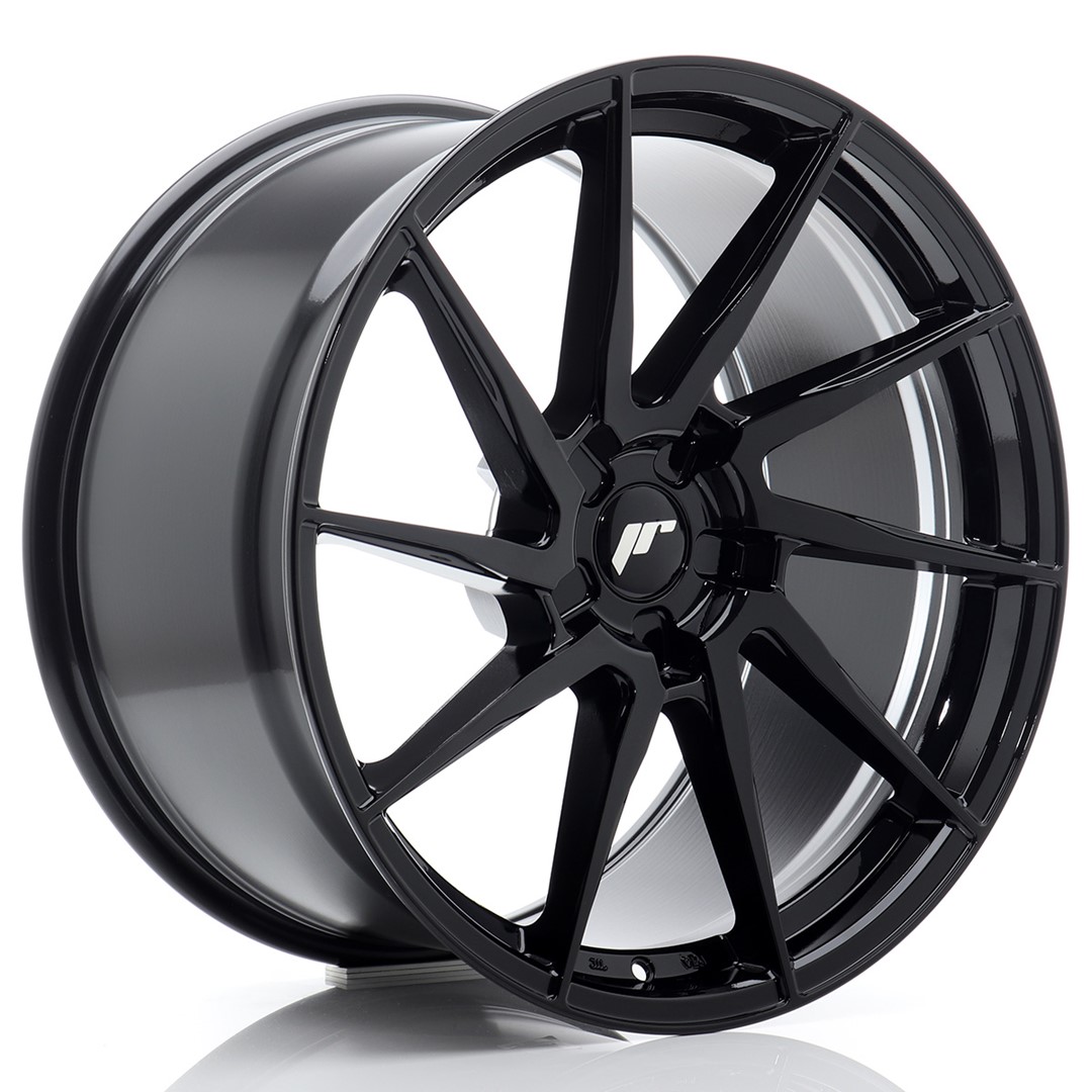 Image of JR-Wheels JR36 Velgen 20 Inch 10.5J ET15-50 Custom PCD Flow Form Gloss Black