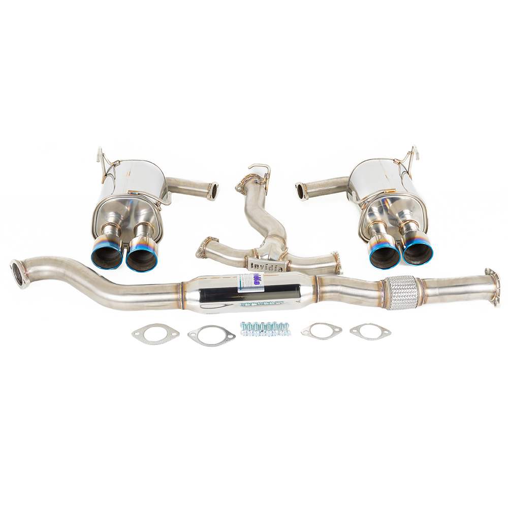 Image of Invidia Cat-back Uitlaatsysteem Q300TL Roestvrij Staal Subaru Impreza