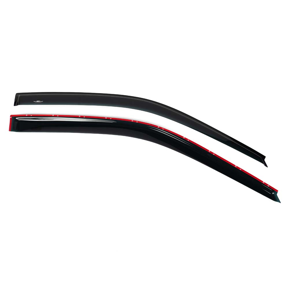 Image of SK-Import Voor Zijwindscherm Plak JDM Style 3-Deurs Smoke Kunststof Honda Civic