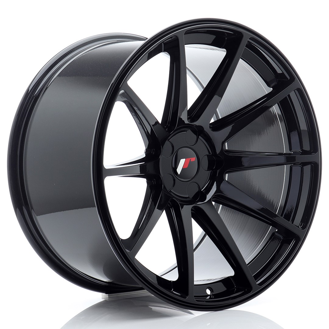Image of JR-Wheels JR11 Velgen 20 Inch 11J ET20-30 Custom PCD Gegoten Gloss Black
