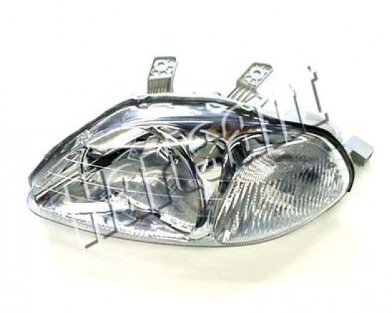 Image of TYC Koplampen Elektrisch Verstelbaar Honda Civic Pre-Facelift 1996-1998