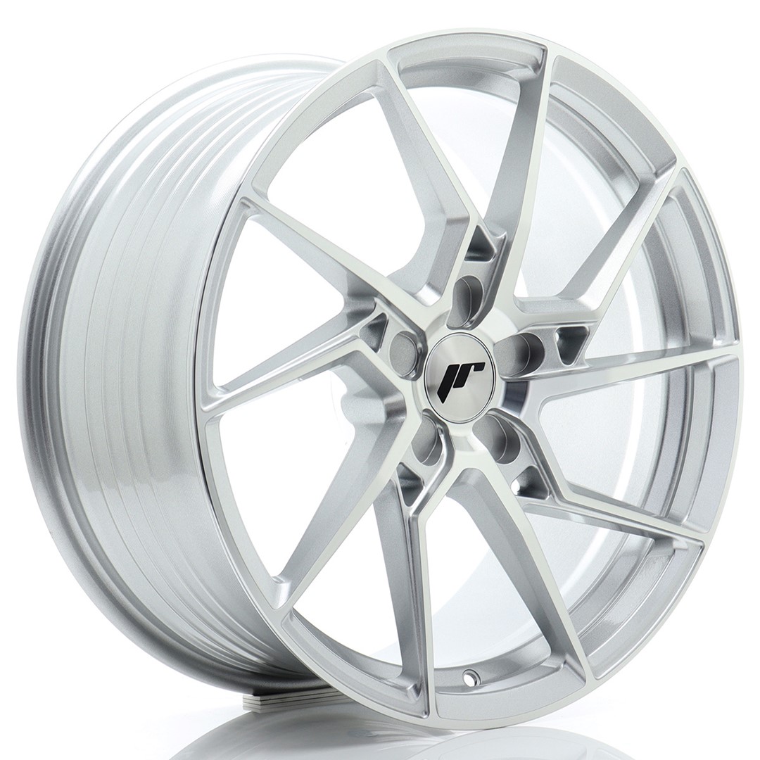 Image of JR-Wheels JR33 Velgen 19 Inch 8.5J ET20-45 Custom PCD Flow Form Silver Machined Face