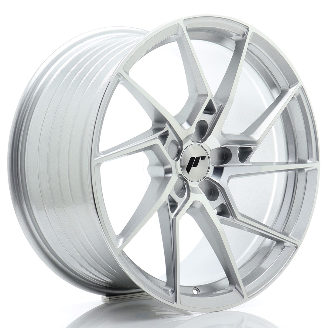 Image of JR-Wheels JR33 Velgen 19 Inch 9.5J ET20-45 Custom PCD Flow Form Silver Machined Face