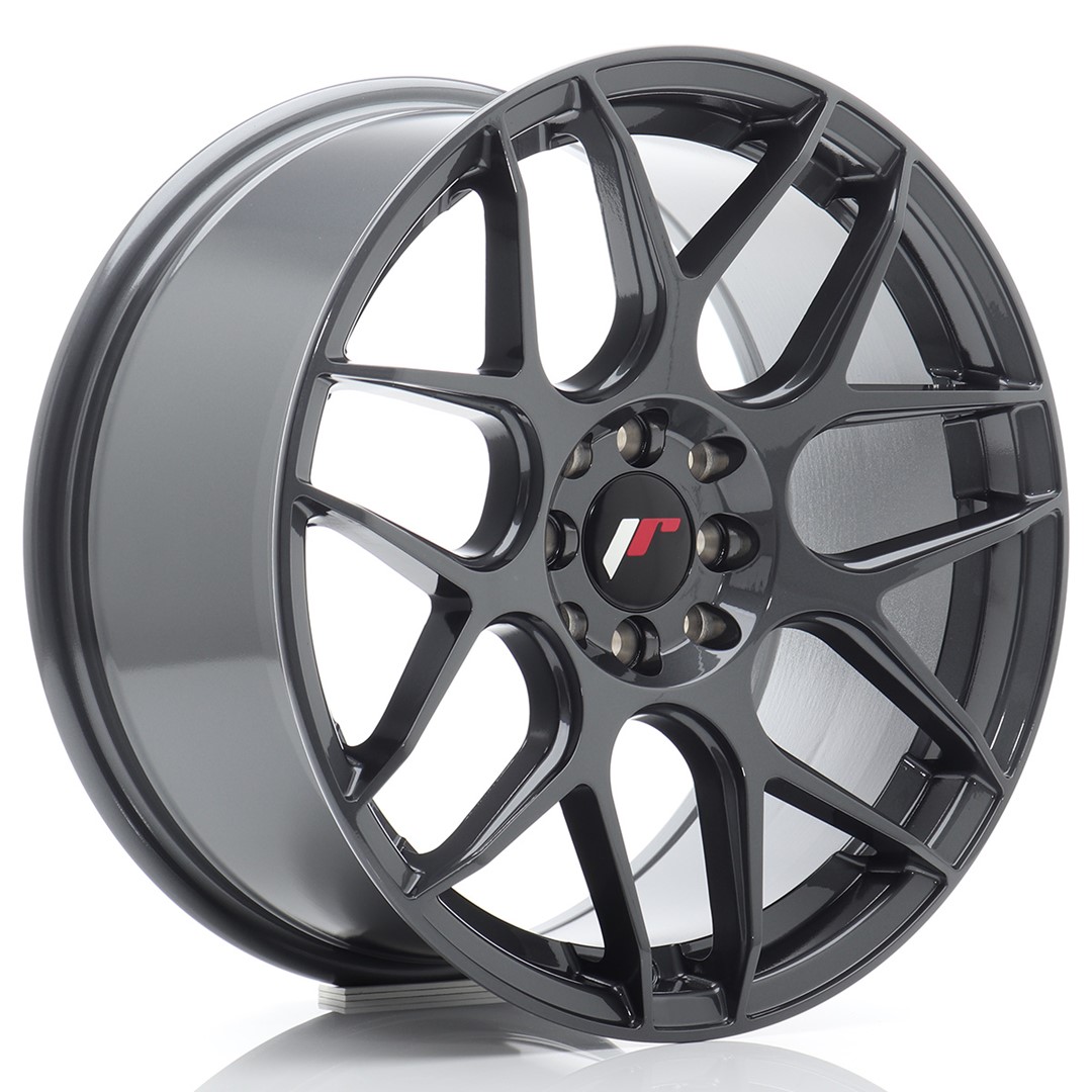 Image of JR-Wheels JR18 Velgen 17 Inch 8J ET35 5x100,5x114.3 Flow Form Hyper Gray