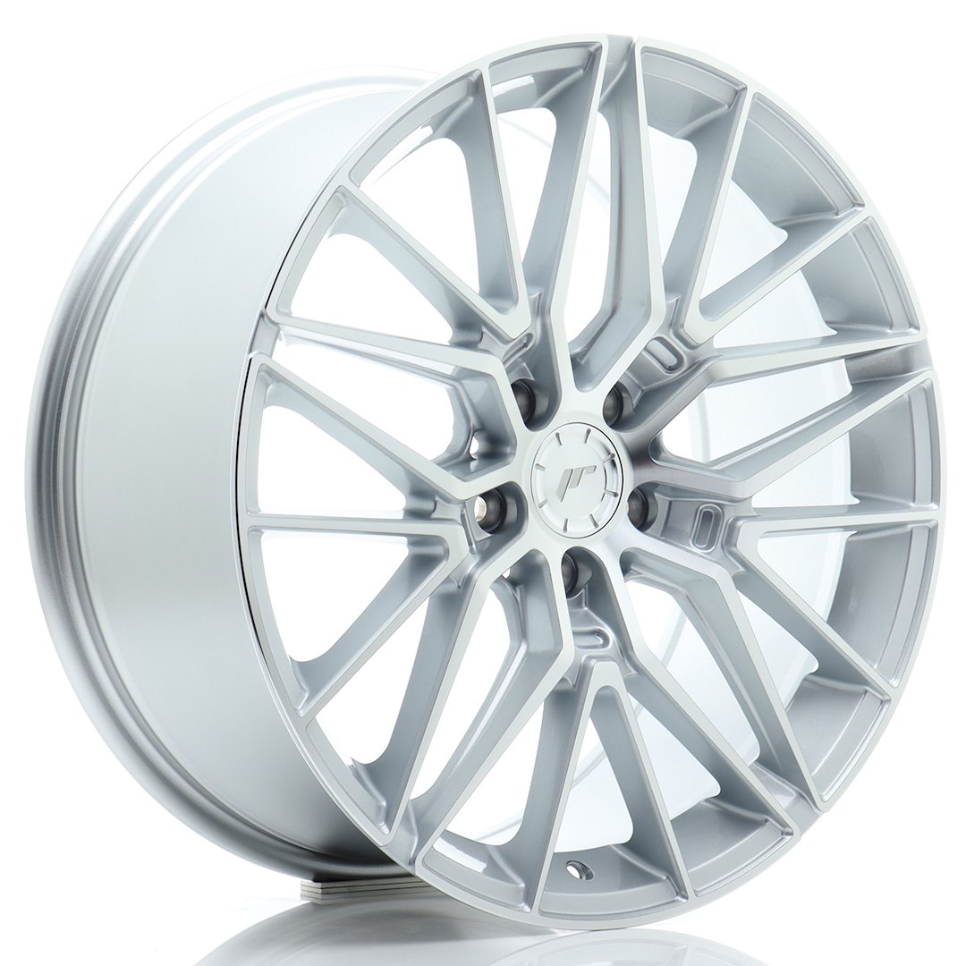 Image of JR-Wheels JR38 Velgen 19 Inch 8.5J ET45 5x112 Flow Form Silver Machined Face