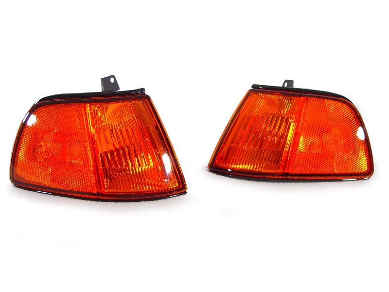 Image of DEPO Corners JDM Style Chrome Housing Oranje Glas Honda Civic Facelift