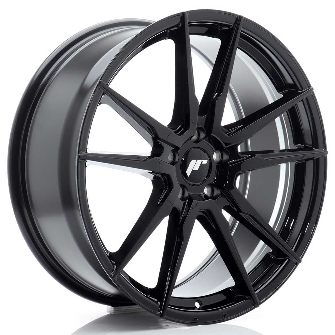Image of JR-Wheels JR21 Velgen 20 Inch 8.5J ET35 5x120 Flow Form Gloss Black