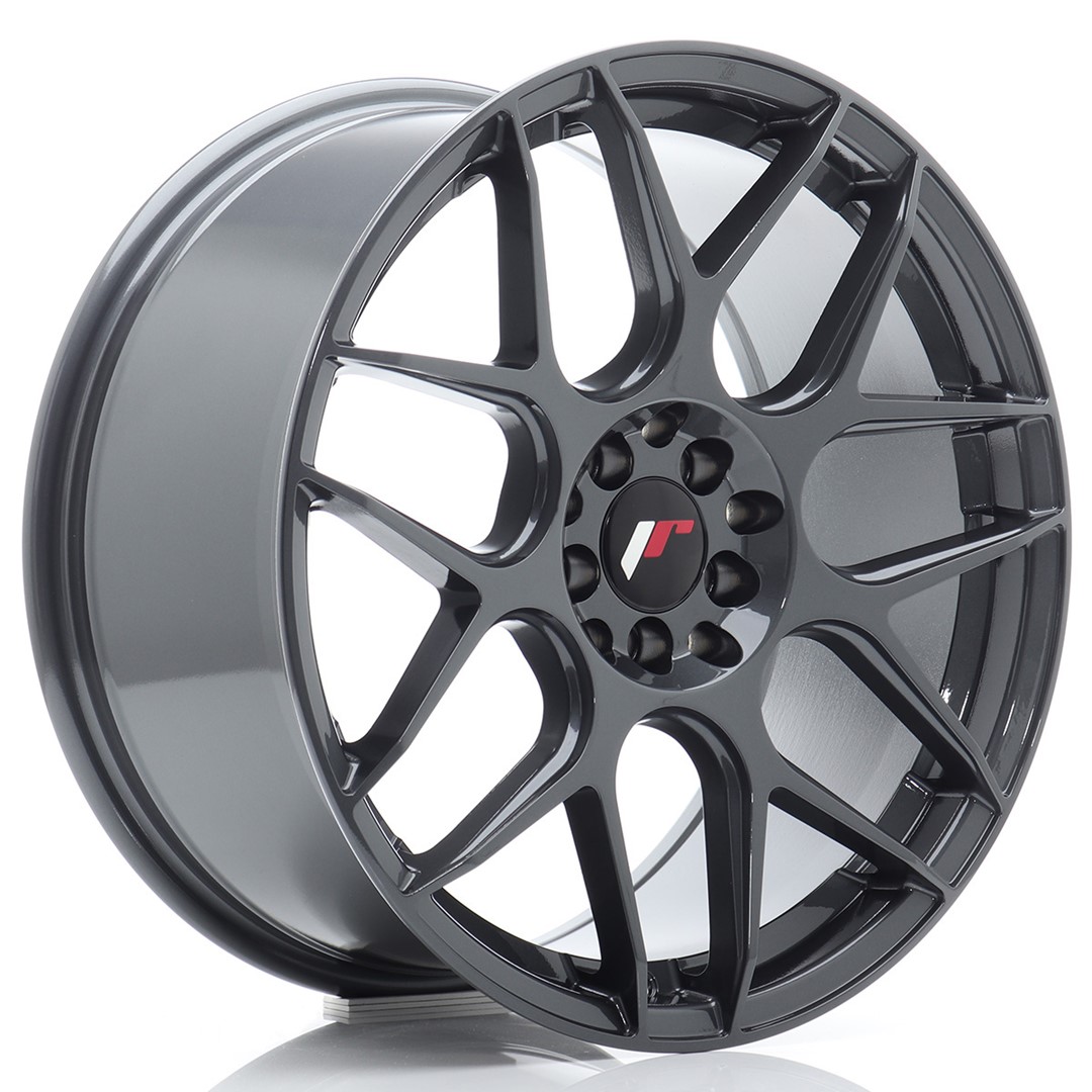 Image of JR-Wheels JR18 Velgen 18 Inch 8.5J ET45 5x112,5x114.3 Flow Form Hyper Gray