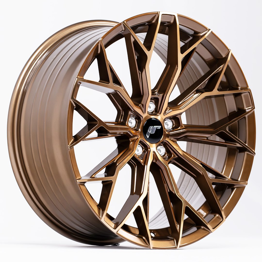 Image of JR-Wheels JR49 Velgen 20 Inch 9J ET20-35 Custom PCD Flow Form Platinum Bronze