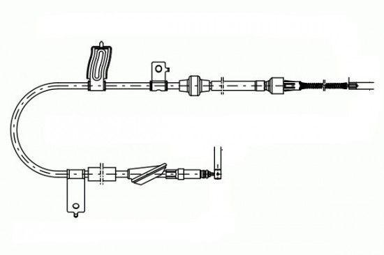 Image of Honda Handrem Kabel OEM Honda Integra
