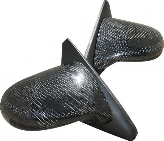 Image of CarbonWorks Zijspiegels Spoon Style Elektrisch Verstelbaar Carbon Honda Civic