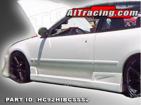 Image of AIT Racing Side Skirts Polyester Honda Civic