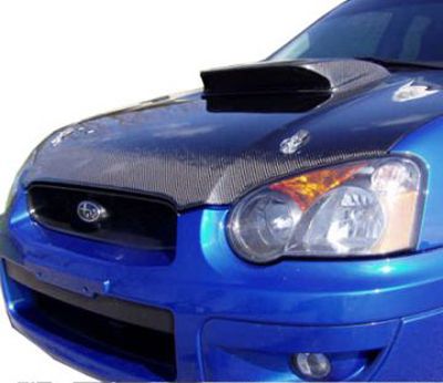 Image of AeroworkS Motorkap OEM Style Carbon Subaru Impreza