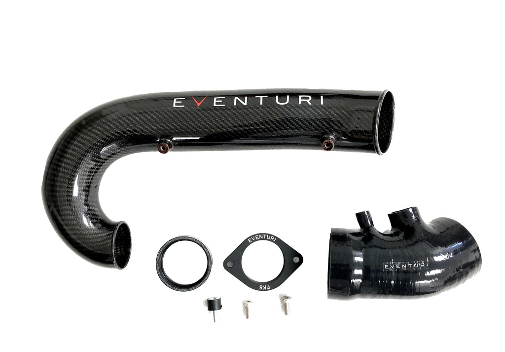 Image of Eventuri Charge Pipe Kit V2 met MAF Carbon Honda Civic