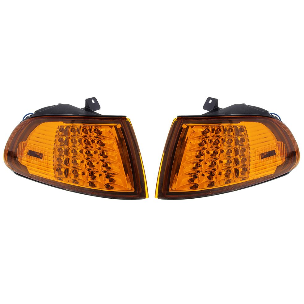 Image of Eagle Eye Knipperlichten LED Chrome Housing Oranje Glas Honda Civic