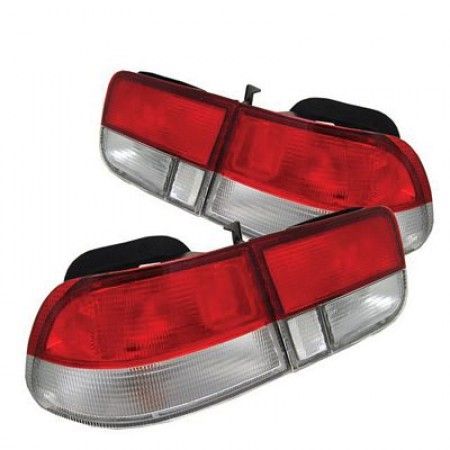 Image of DEPO Achterlicht JDM Style Rood Glas Honda Civic