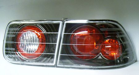 Image of Sonar Achterlicht Black Housing Chrome Housing Honda Civic