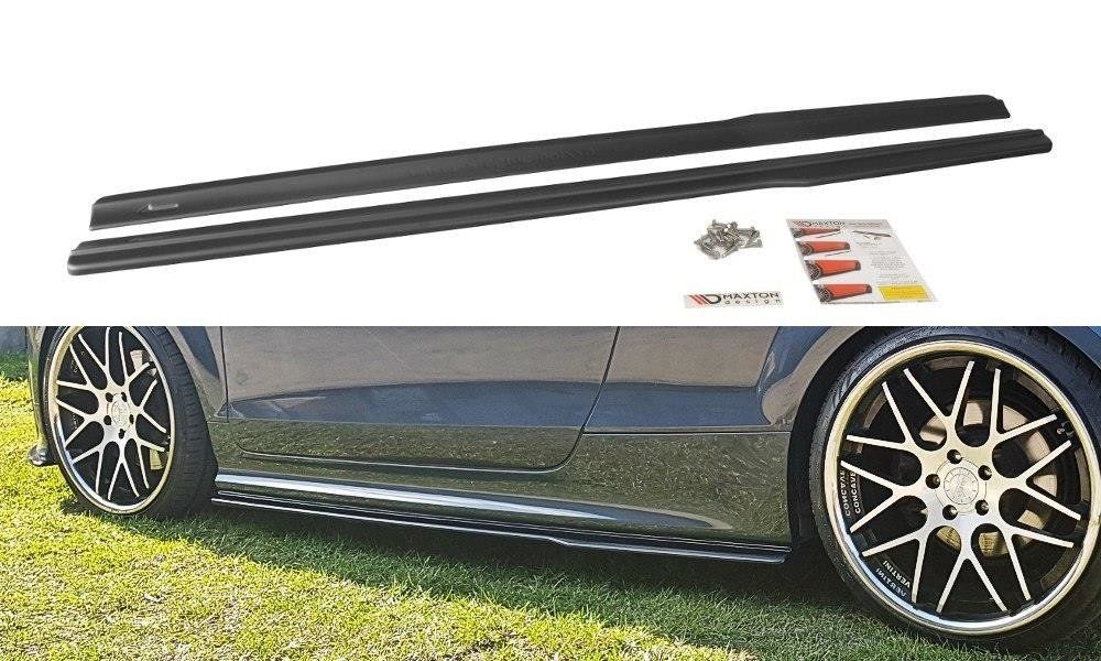 Image of Maxton Side Skirts Glanzend Zwart ABS Plastic Audi TT