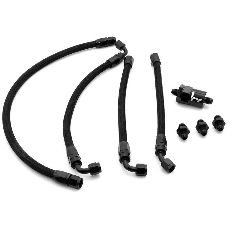 Image of Hybrid Racing Brandstofslang Set K Swap Tucked Honda Civic,Del Sol,Integra