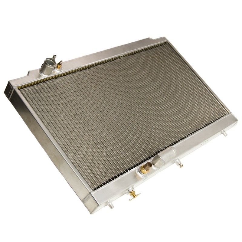 Image of Hybrid Racing Radiateur Custom Drop-in Full Size K-Swap Zilver Aluminium Honda Integra