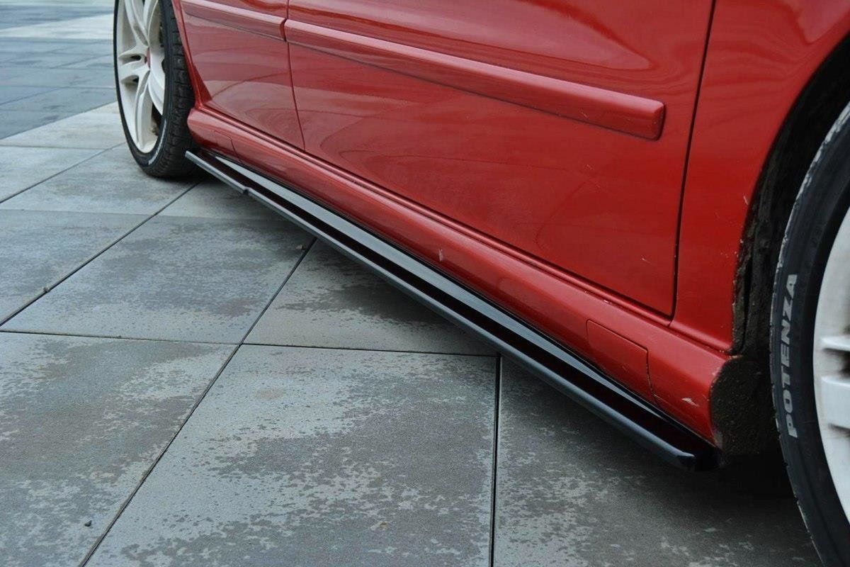 Image of Maxton Side Skirts Glanzend Zwart ABS Plastic Seat Leon