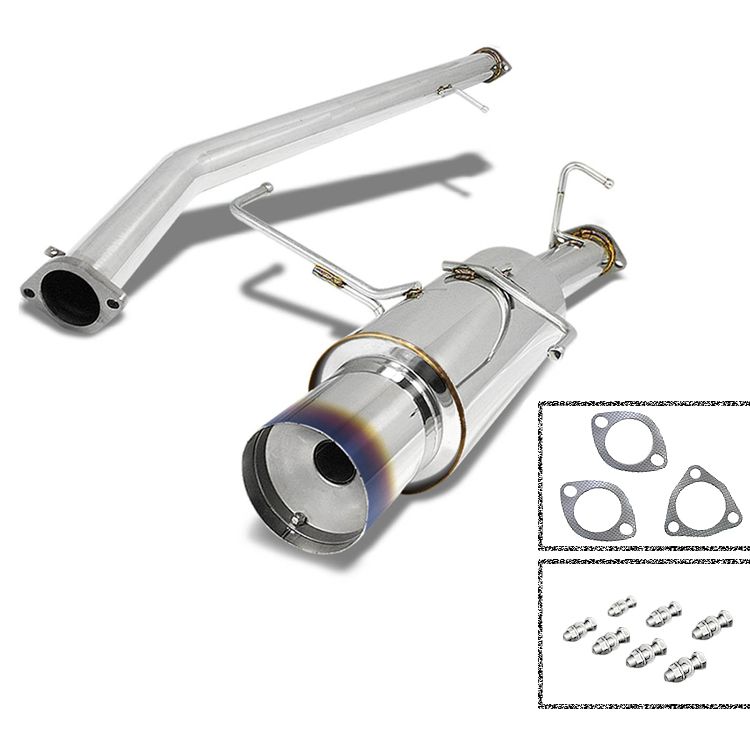 Image of SK-Import Cat-back Uitlaatsysteem 76mm Roestvrij Staal Nissan S14